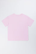 Pink Oversized Postcard Print T-Shirt (2)