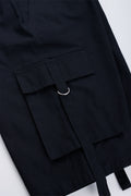 Black Ripstop Cargo Shorts (1)