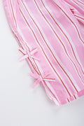 Pink Striped Poplin Pants (2)