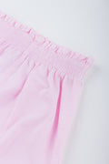 Pink Poplin Bow Detail Pants (1)