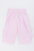 Pink Poplin Bow Detail Pants (3)