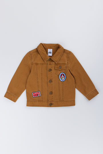 Ochre Mickey Mouse Denim Jacket