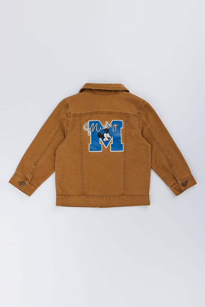 Ochre Mickey Mouse Denim Jacket (2)