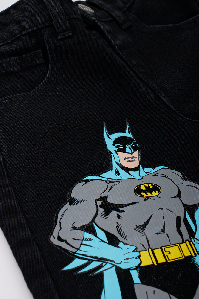 Batman Black Denim Skater Shorts (1)