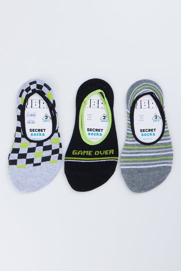 3 Pack Secret Socks