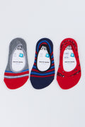 3 Pack Striped Secret Socks