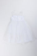 White Mesh Occasion Dress (2)