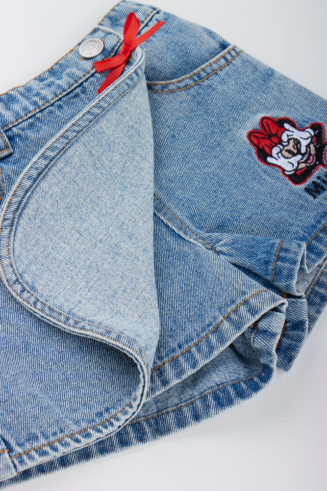 Minnie Mouse Denim Skort (1)