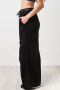 Black Scuba Wide Leg Jogger (1)
