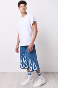 White Textured Skeleton T-Shirt (1)