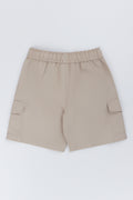 Stone Buckle Trim Cargo Shorts (2)