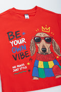 Spur Red Dachshund Graphic T-Shirt (1)