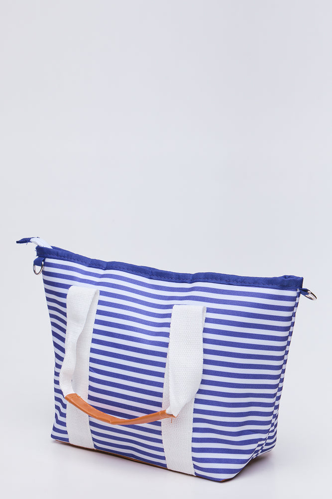 Blue Stripe Lunch Bag (2)