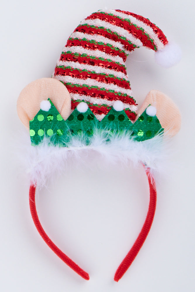 Festive Santa Elf Ears Headband