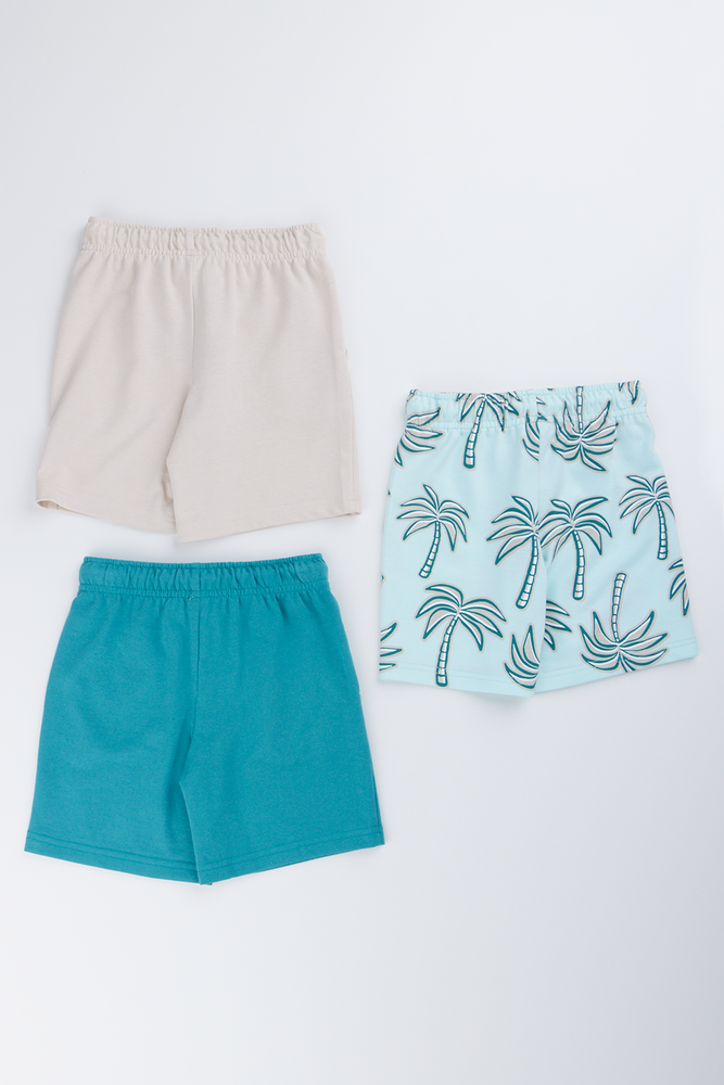 3 Pack Fleece Shorts (2)