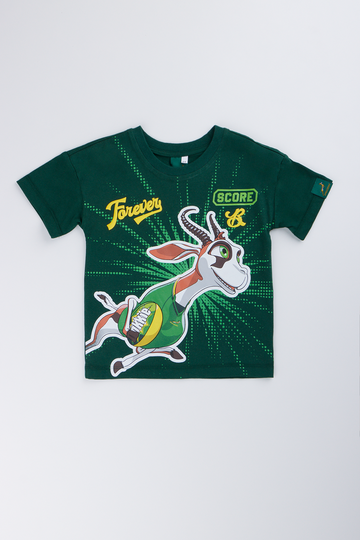 Green Bokkie Print T-Shirt