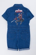 Blue Spider-Man Denim Boilersuit (2)