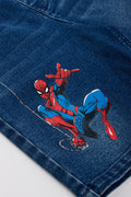 Spider-Man Dark Wash Denim Shorts (1)