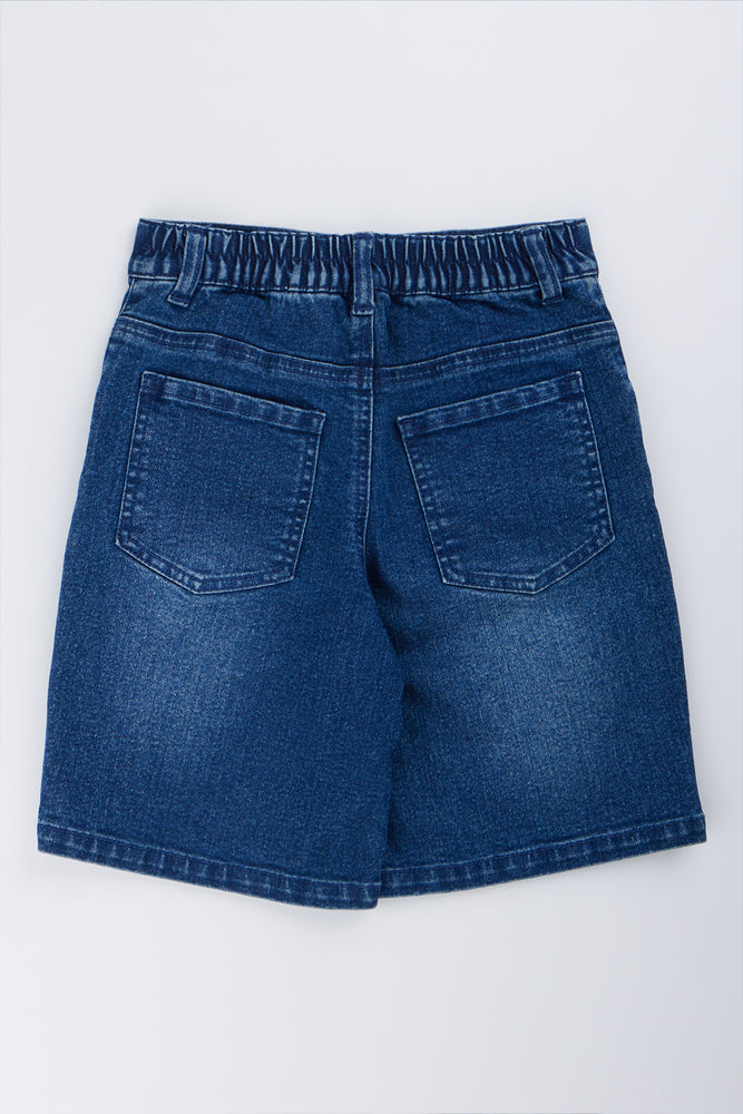 Spider-Man Dark Wash Denim Shorts (2)