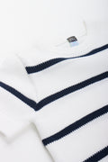 Striped Crew Neck Knit Top (1)