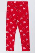 Red Cherry Print Leggings (2)
