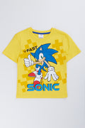 Yellow Sonic Graphic T-Shirt