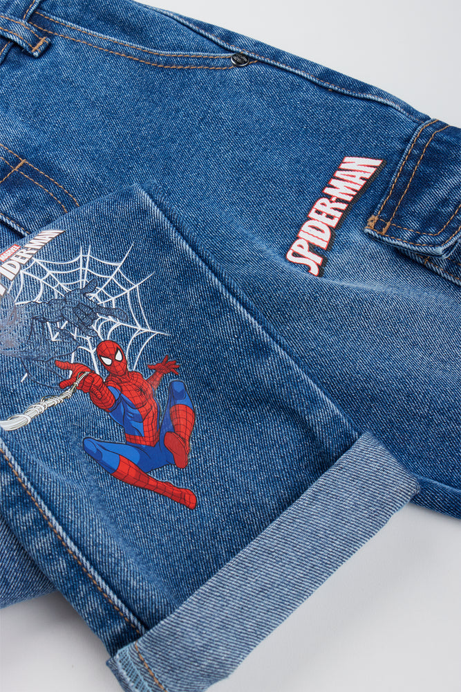 Spider-Man Light Wash Denim Jeans (1)