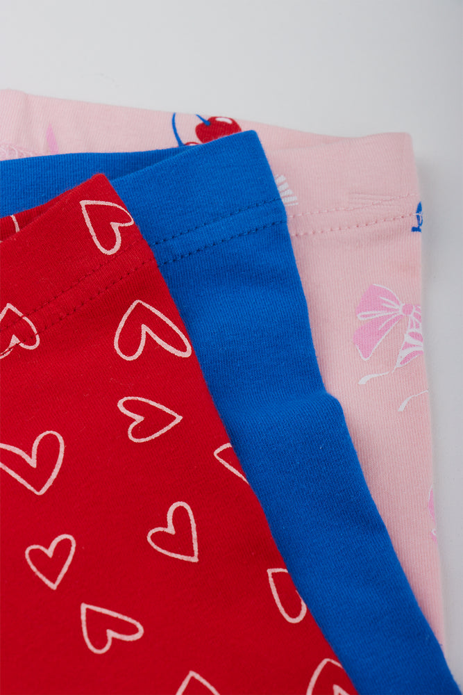 3 Pack Printed Cycle Shorts (1)
