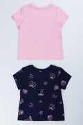 Pink & Navy 2 Pack Mermaid T-Shirts (2)