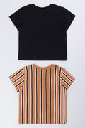 Boys Sun and Stripe T-Shirt Pack (2)