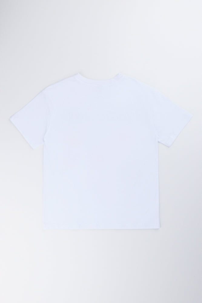 White Coastal Cutie Oversized T-Shirt (2)