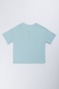 Mint Textured Short Sleeve T-Shirt (2)