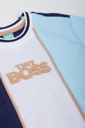 Boys Colourblocked Tiny Boss T-Shirt (1)