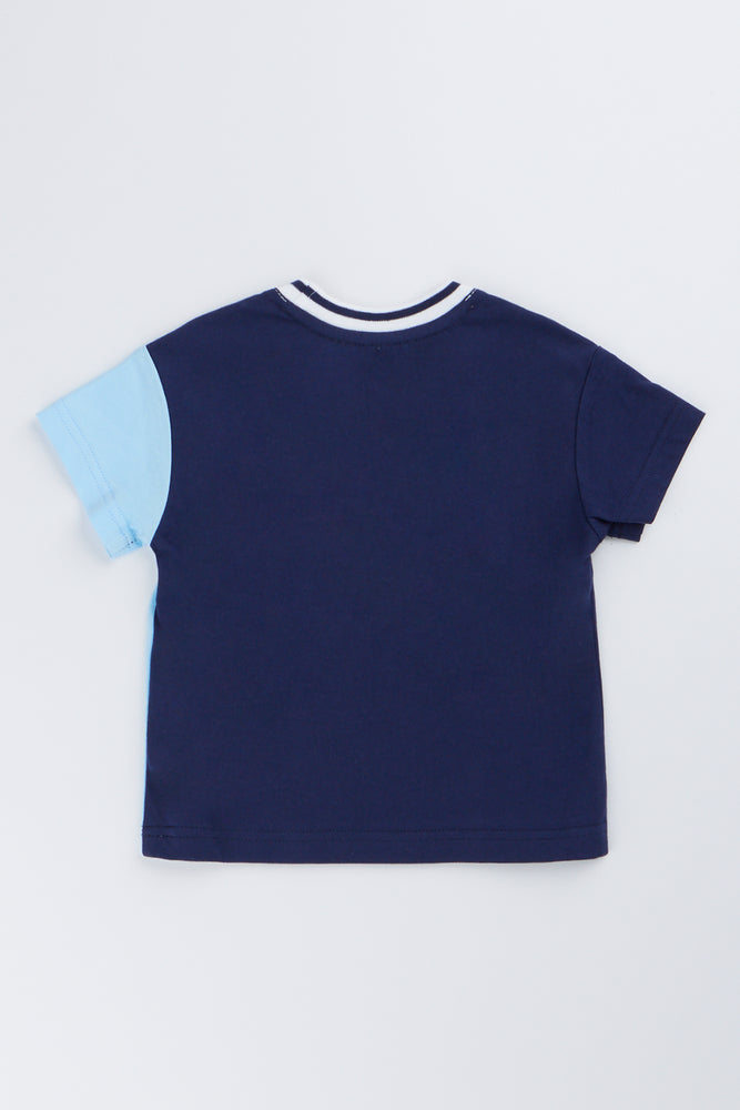 Boys Colourblocked Tiny Boss T-Shirt (2)