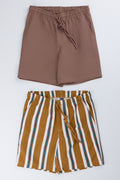 2 Pack Woven Casual Shorts