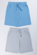 2 Pack Knit Shorts