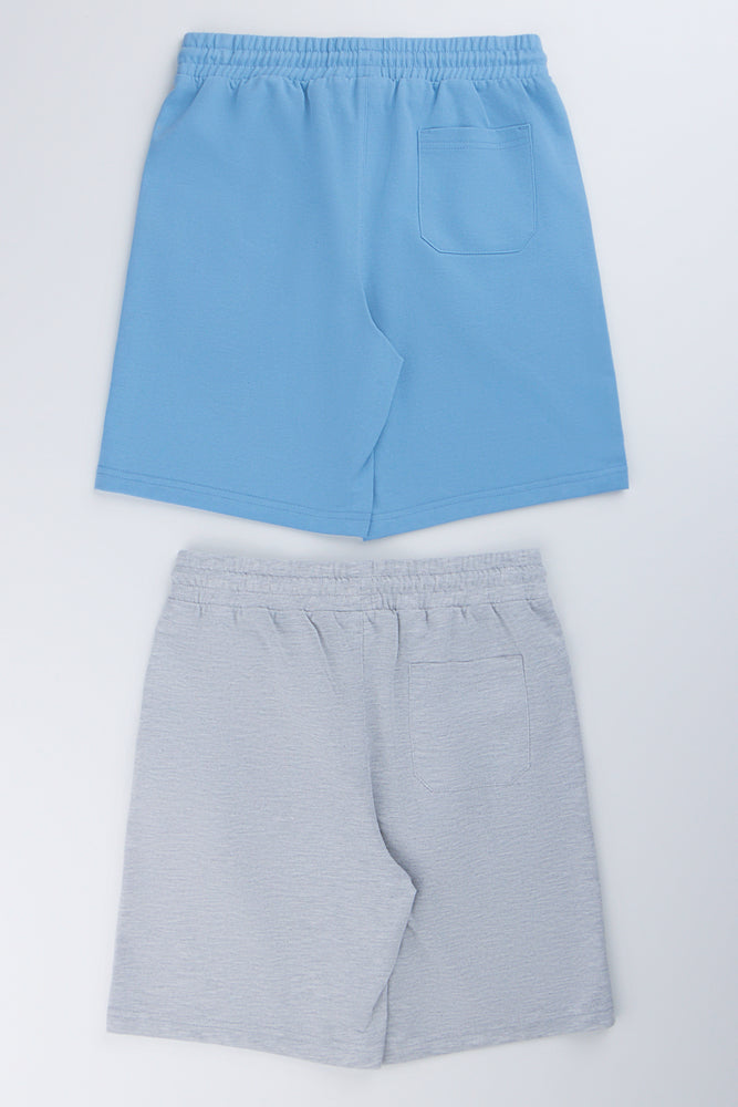 2 Pack Knit Shorts (2)