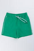Green Nylon Swim Shorts