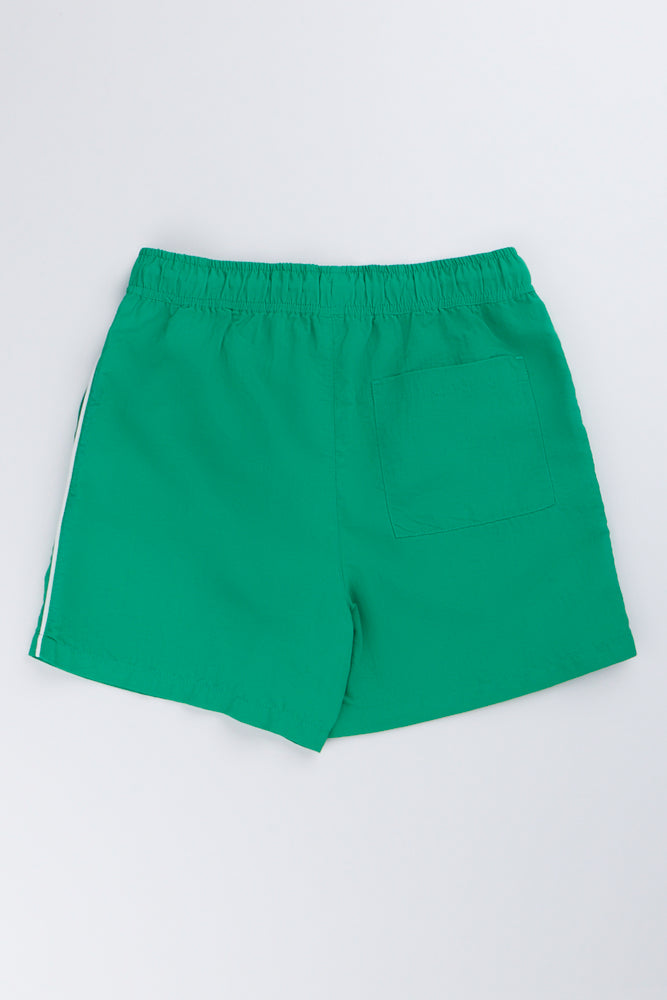 Green Nylon Swim Shorts (2)