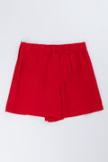 Red Bow Detail Casual Skort (2)
