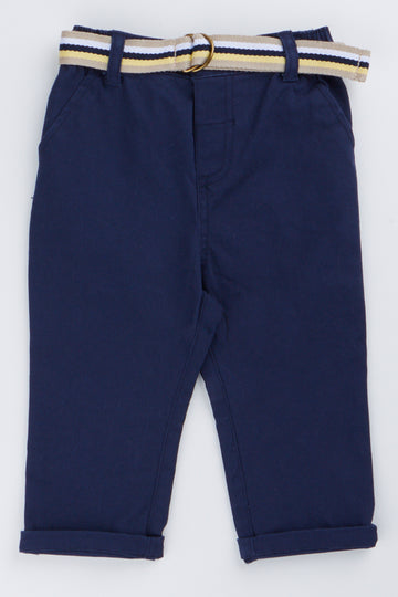 Navy Stretch Chino Pants