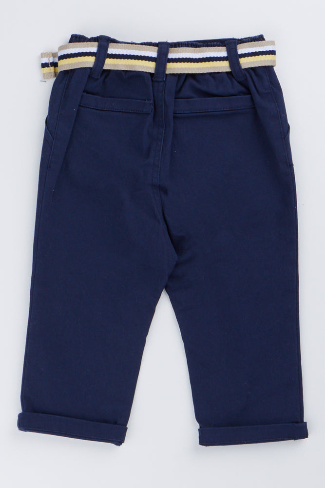 Navy Stretch Chino Pants (2)
