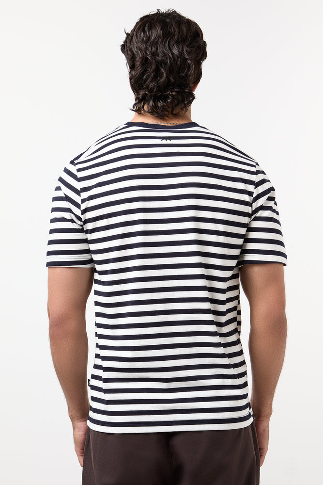 Stripe Crew Neck T-Shirt (2)