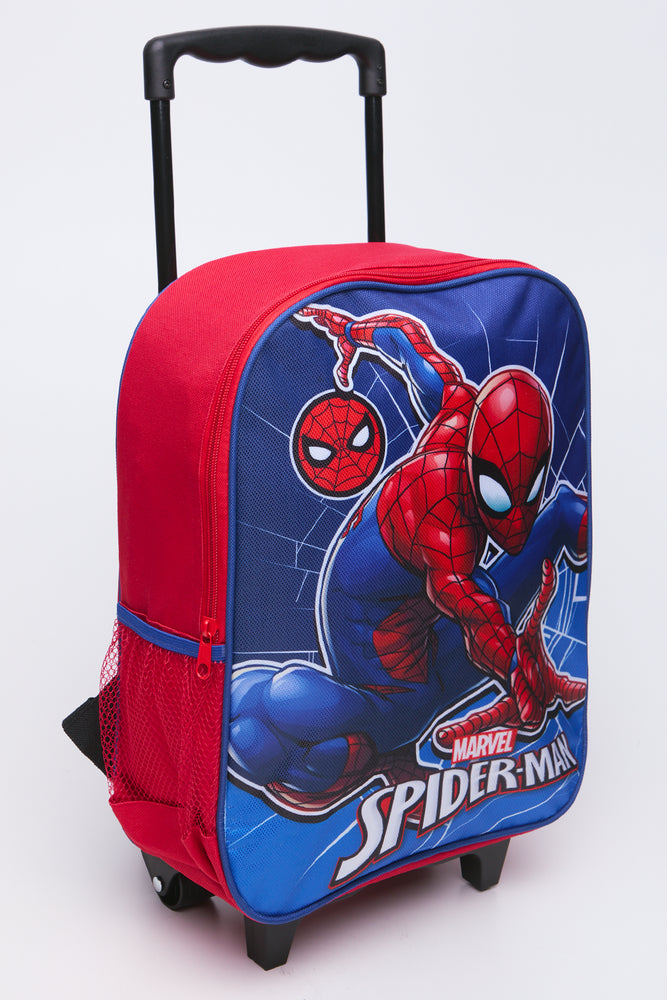 Spider-Man Red Kids Trolley Bag (2)