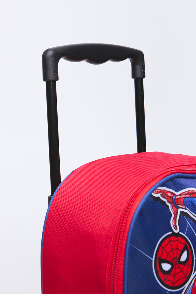 Spider-Man Red Kids Trolley Bag (3)
