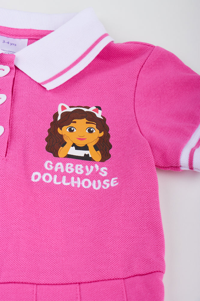Pink Gabby Dollhouse Dress (1)