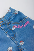 Hello Kitty Print Denim Jeans (1)