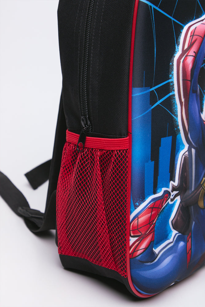 Spider-Man Debossed Graphic School Backpack (4)