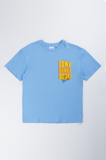 Blue Bart Simpson Graphic T-Shirt