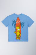 Blue Bart Simpson Graphic T-Shirt (2)